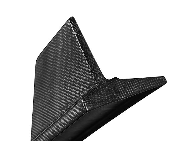 2024-UP FORD MUSTANG S650 | GT350R PERFORMANCE STYLE CARBON FIBER SIDE SKIRTS EXTENSION ROCKER PANELS GROUND EFFECTS